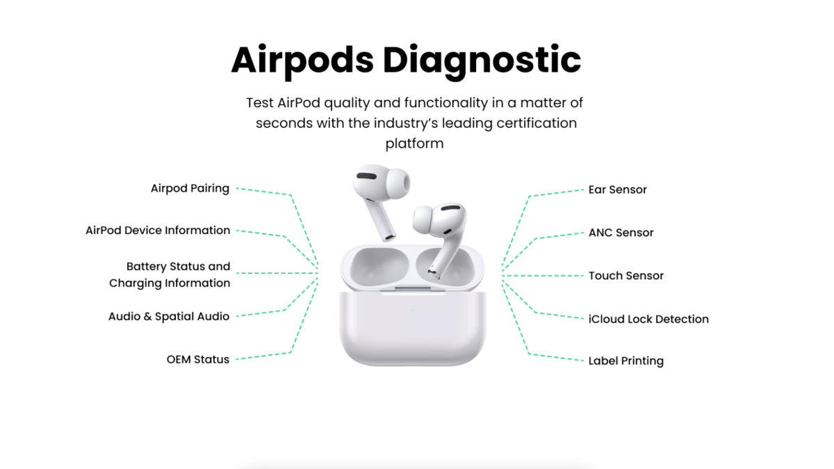 Phonecheck　AirPods専用の診断ツールを発表