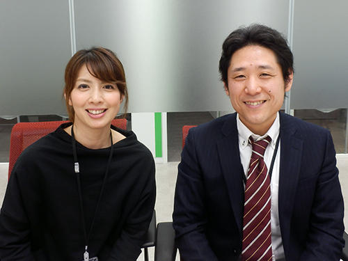 アシスタントマネージャーの橘優雅氏（左）と熊倉大輔氏（右）