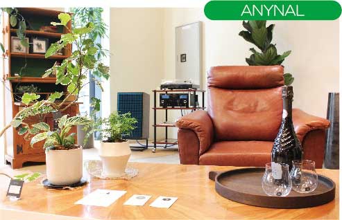 家具は総合クリエイティブカンパニー「ANYNAL」がドイツの倉庫から一括輸入したものを販売
